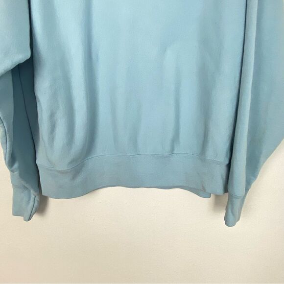 90s Vintage‎ Champion Blue Embroidered Logo Reverse Weave Crewneck Y2K Size L - Picture 11 of 12